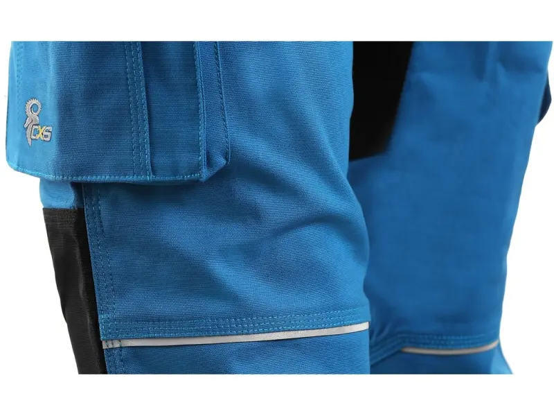 Kalhoty CXS STRETCH, dámské, středně modro - černé, vel. 46